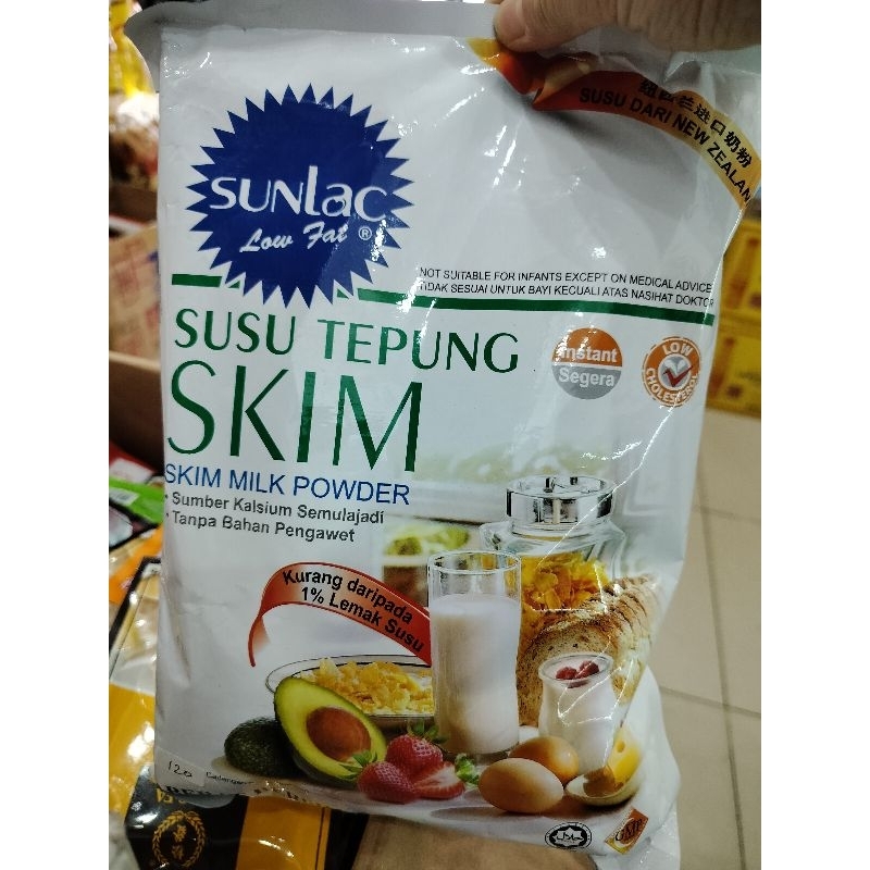 Sunlac susu tepung skim 700 gr free 50 gr Malaysia