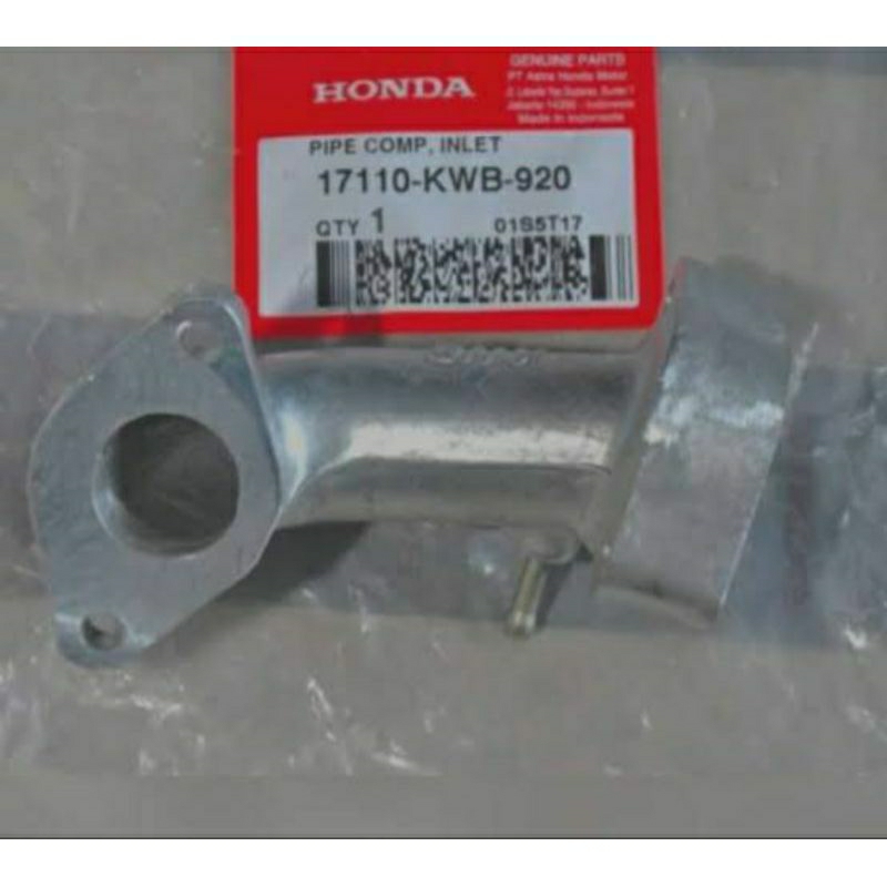 17110 KWB 920 INTAKE BLADE, INTAKE MANIPOL HONDA BLADE LAMA, REVO 110 ORI AHM