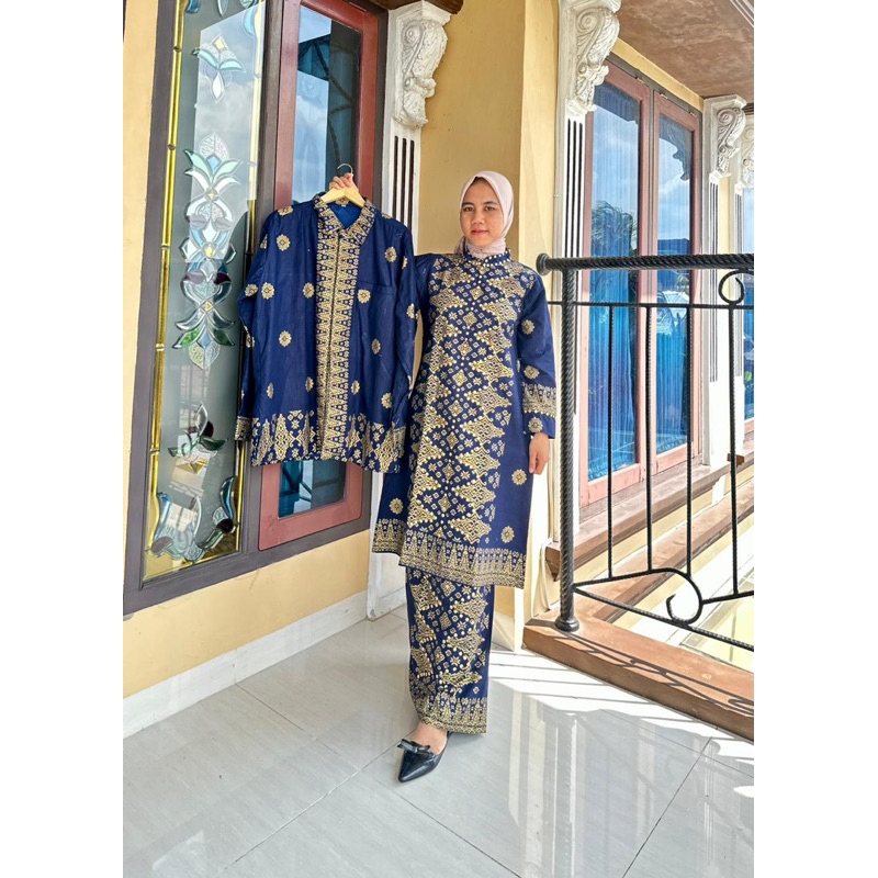 COUPLE SETELAN BATIK SONGKET PALEMBANG KATUN PREMIUM