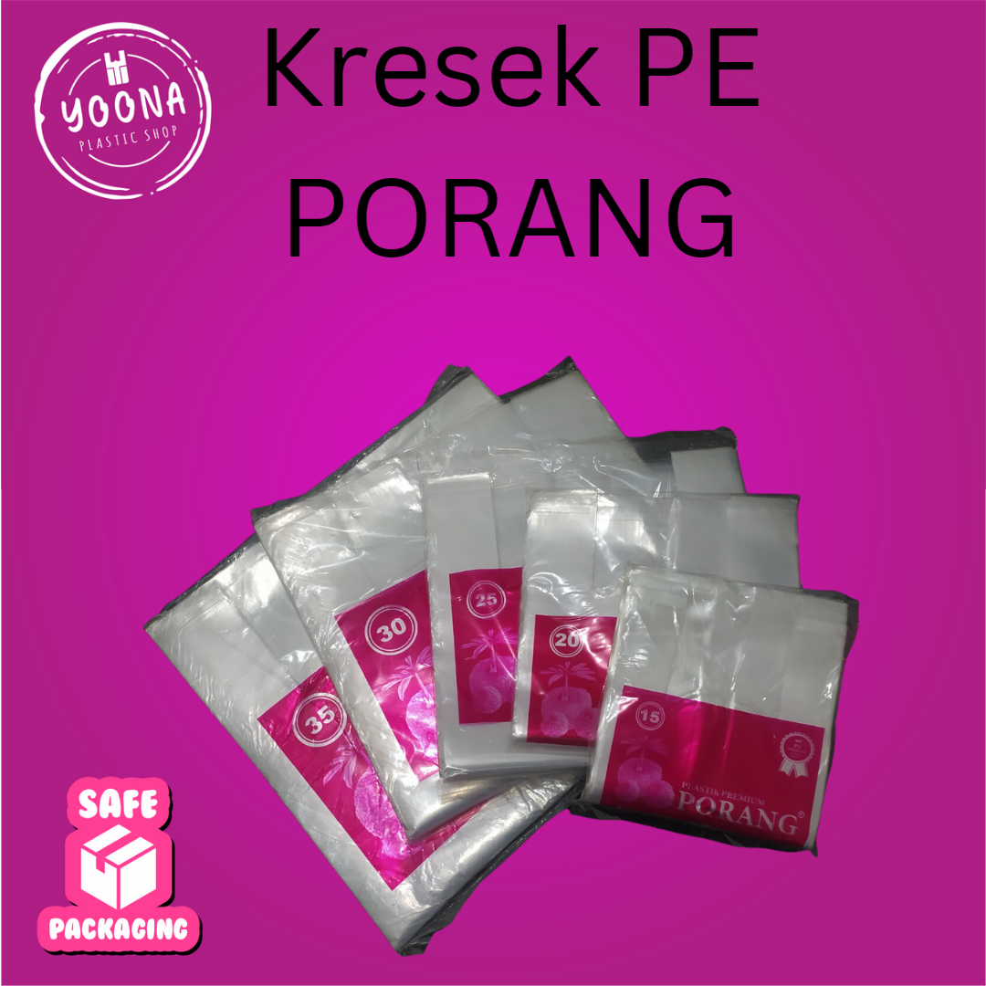 Kantong Kresek PE | Kresek Bening | Kantong Kresek Bening |  Kresek PE 15 x 33 | Kresek PE 20 x 40 |