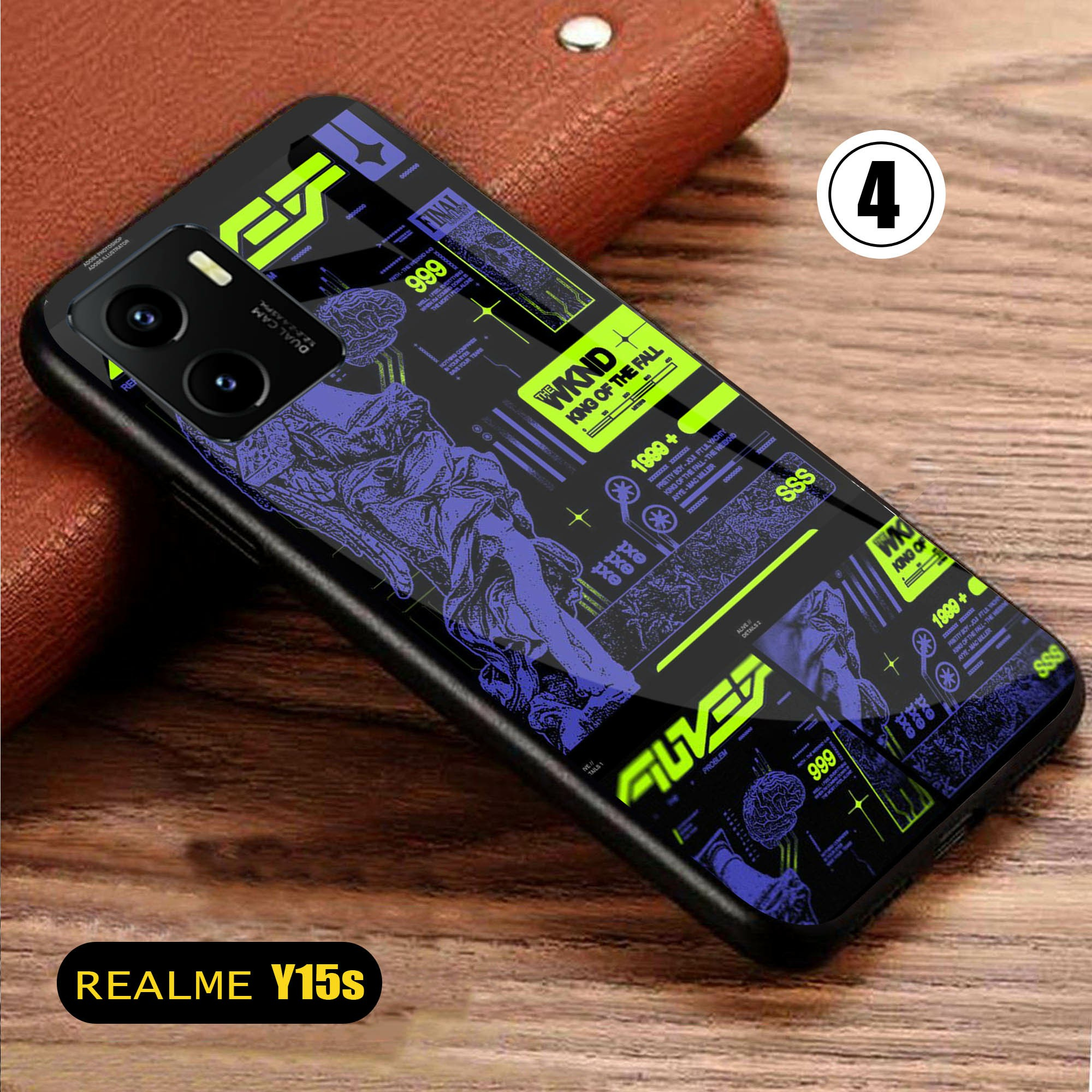 Softcase Glass Aesthetic [K118] for VIVO Y15s Terbaru CAMERA PROTECT Casing Handphone-Pelindung Handphone