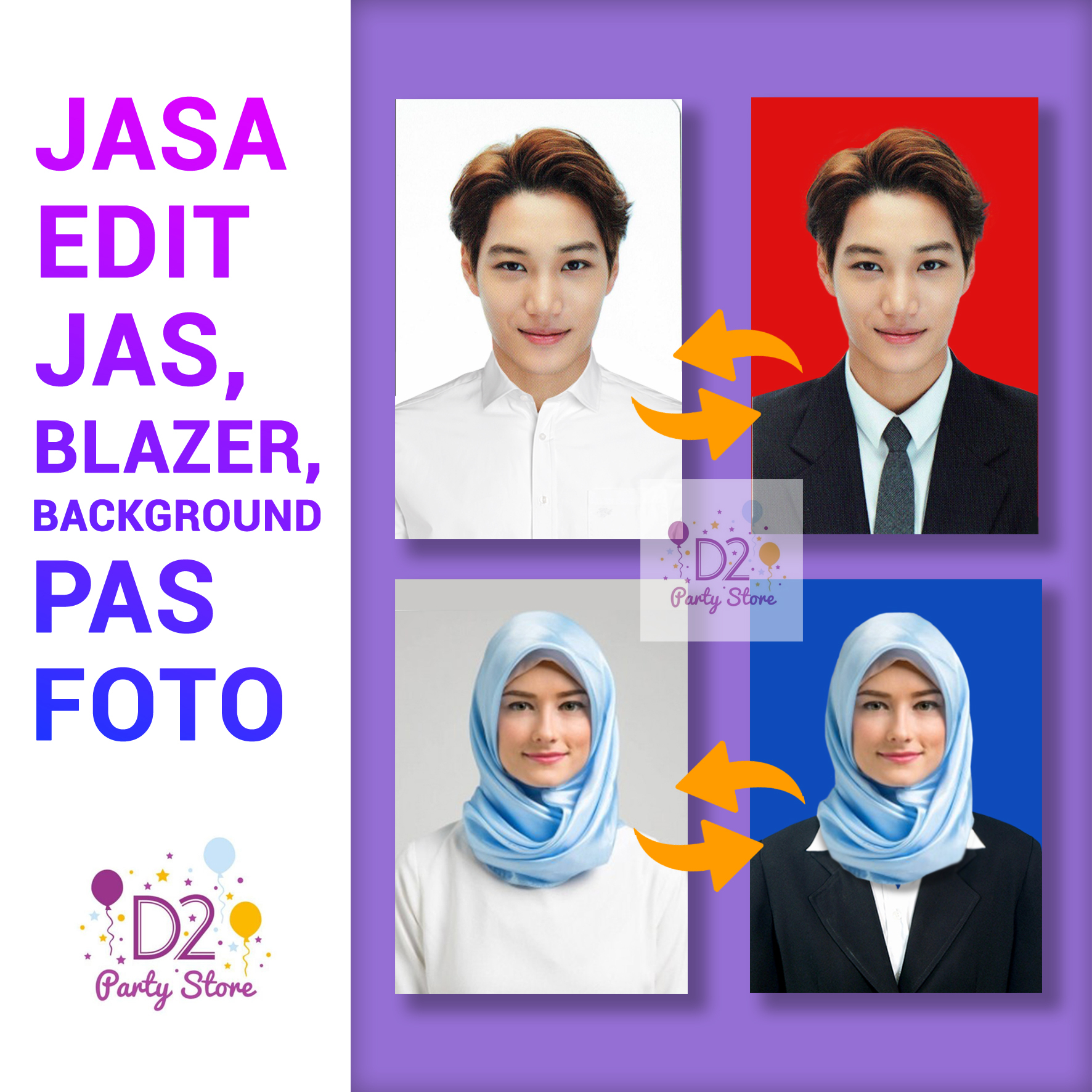 

JASA EDIT JAS BLAZER BACKGROUND PAS FOTO