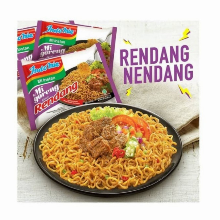 

indomie goreng rasa rendang mie instan indofood