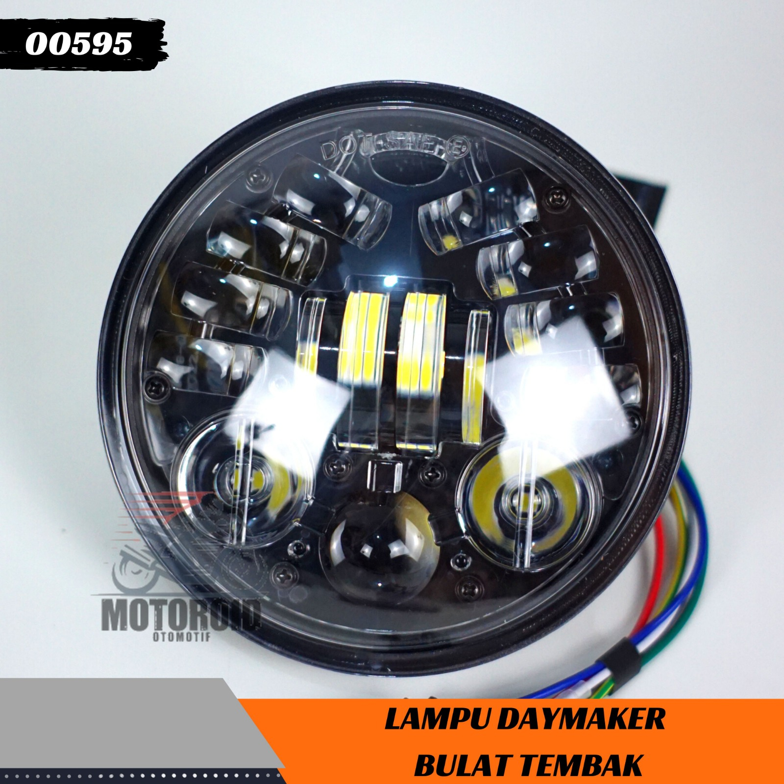 DAYMAKER 16 Mata lampu depan lampu depan daymaker 16 LED 5,7 in daymaker Custome Harley