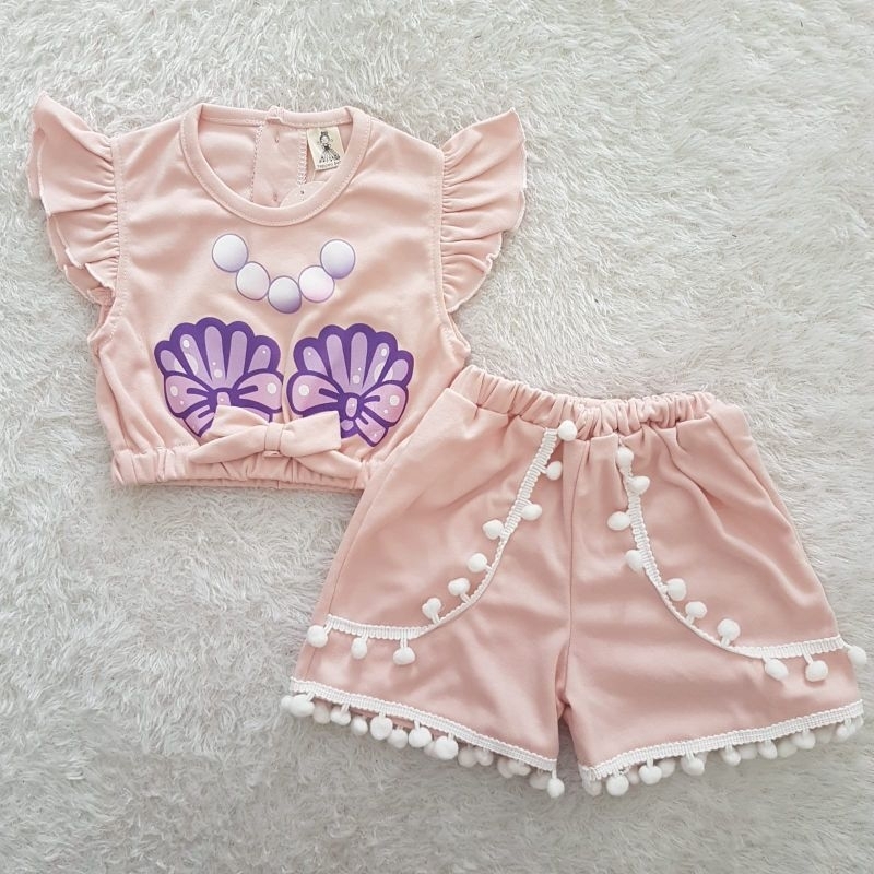 Setelan Bayi Mermaid set