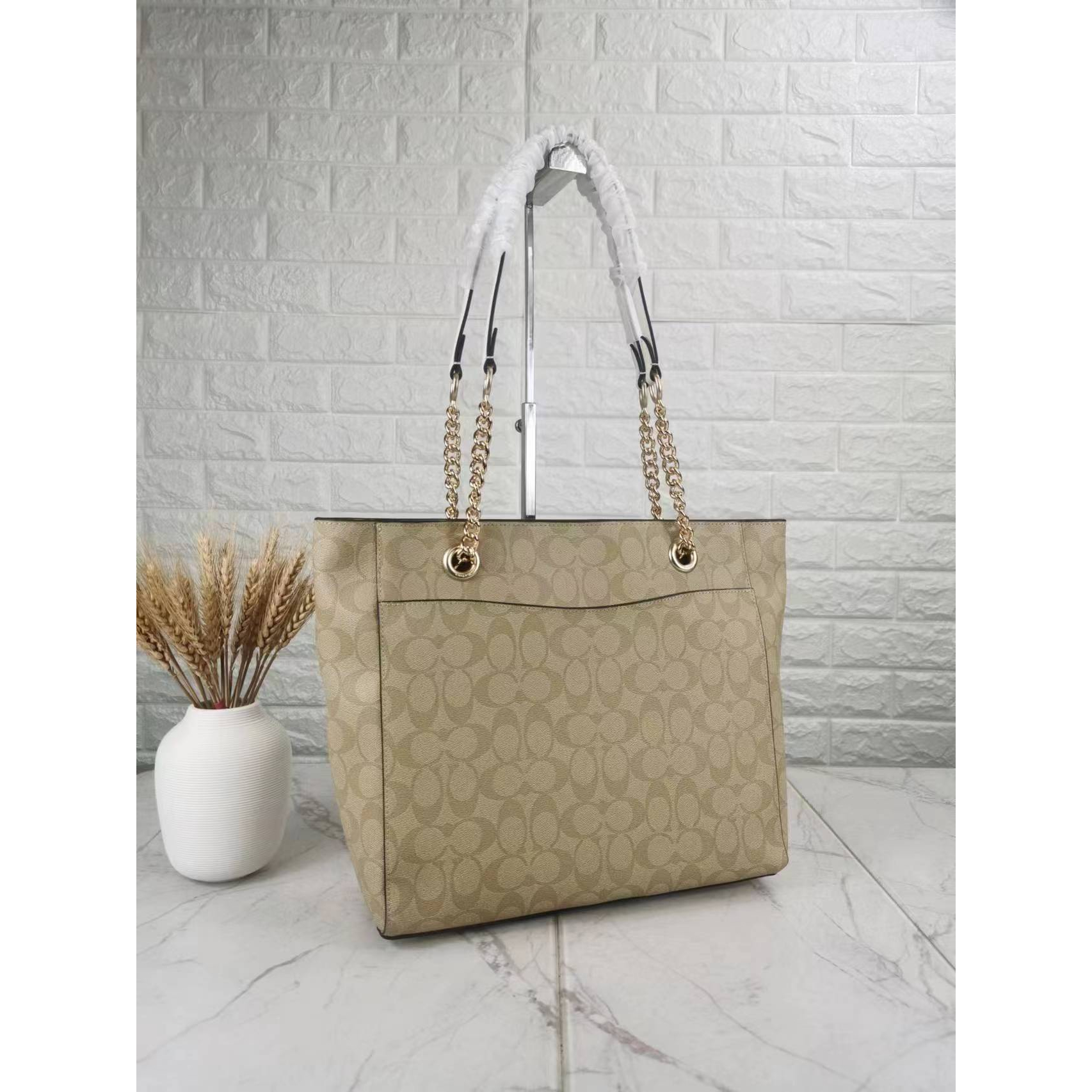 [Instant/Same Day] 8148  Coach original new  Marlie zipper tote bag shoulder bag handbag  gwd