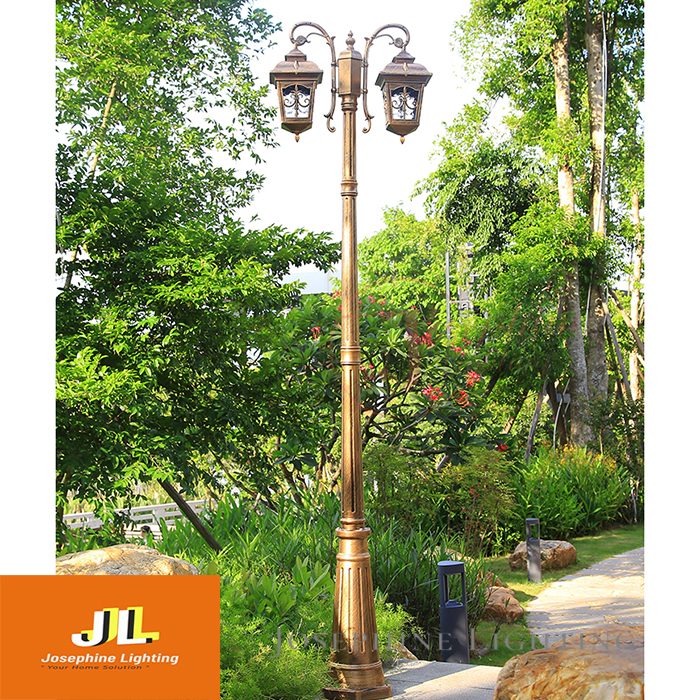 Lampu Taman Tiang Outdoor Seri 7333A39T-2 (Cabang 2)