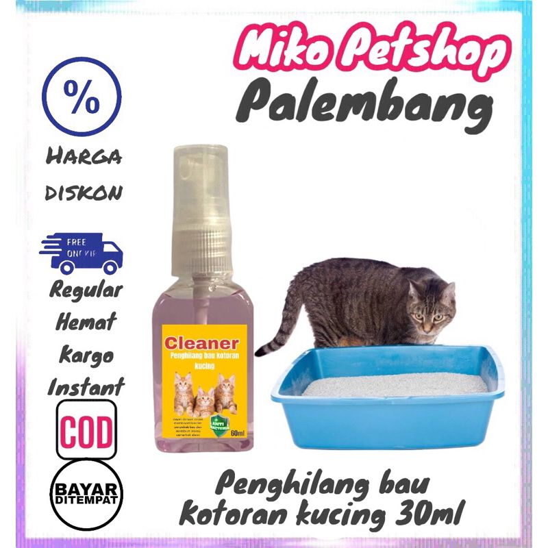 Penghilang bau kotoran CLEANER Kucing 30ml