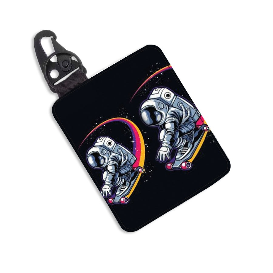 Dompet STNK Mobil Motor Motif  Astronot Gantungan Kunci kendaraan Mobil motor Carabiner Premium ads 035