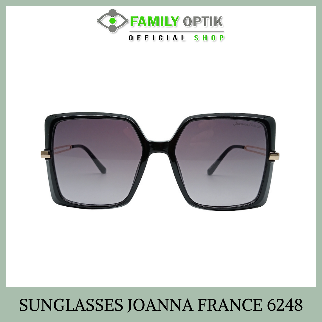 Kacamata Hitam Sunglasses - Joanna France (6248) - Pria Wanita Unisex anti uv