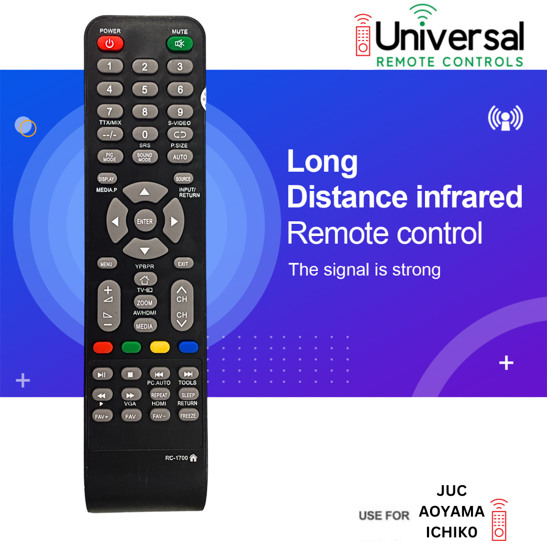 REMOTE TV JUCC ICHIK0 AOYMA UNIVERSAL MULTIFUNGSI LCD LED