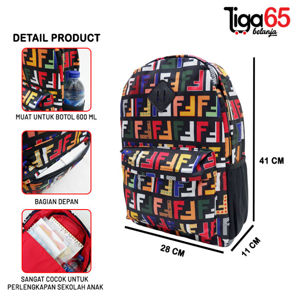 365 Tas ransel Anak Remaja Tas Kuliah  Tas Ransel  sekolah Tas punggung Backpack Keren / Bag 936-4