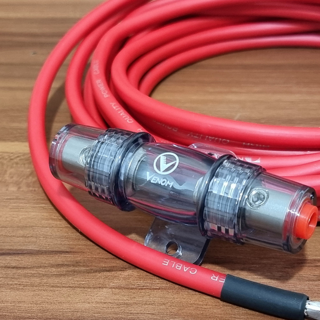 Nakamichi Kabel Power Instalasi Audio Mobil Set AWG 8