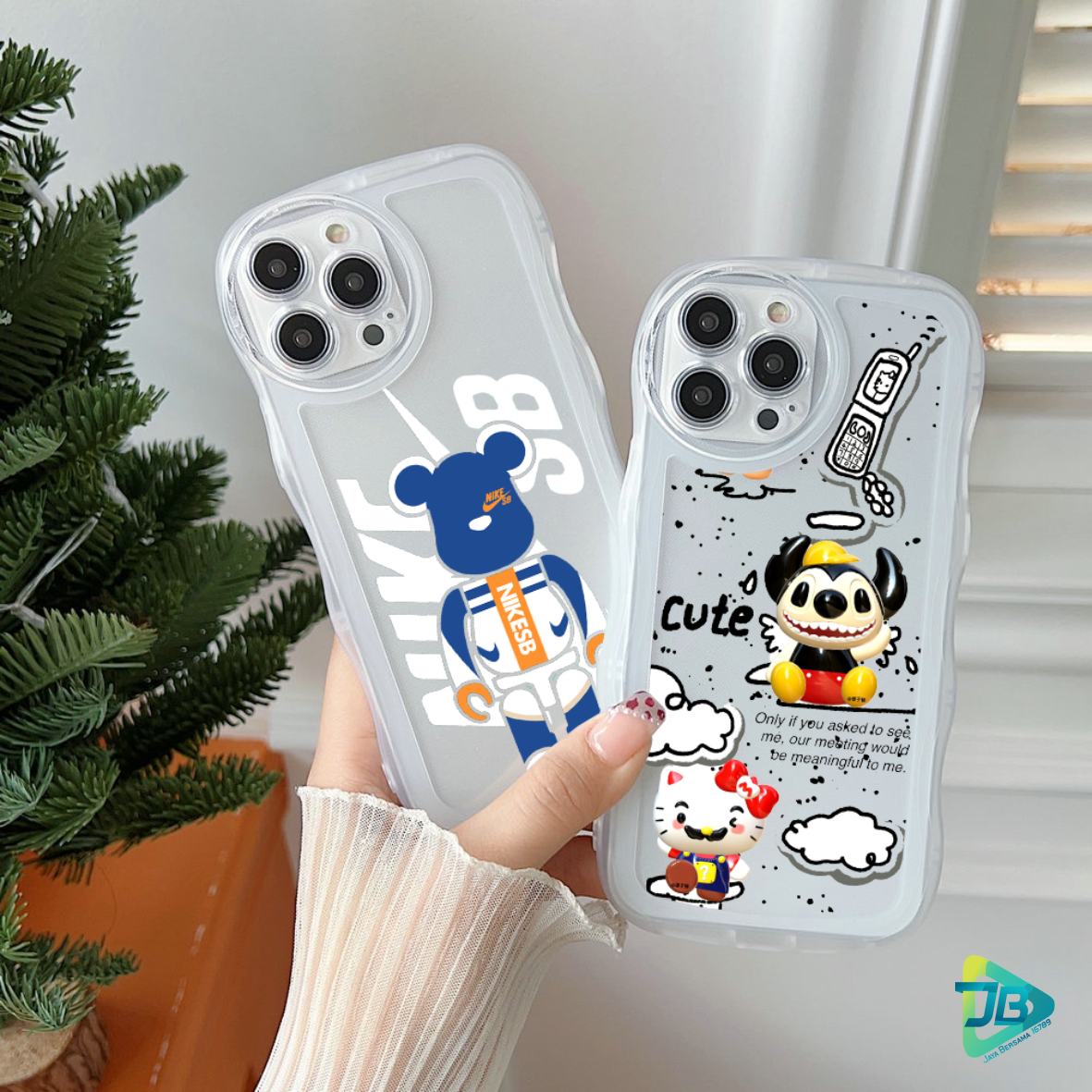 CUSTOM SOFTCASE WAVE GELOMBANG CLEAR CUSTOM ASKED FOR VIVO Y02 Y11 Y12 Y15 Y17 Y15S Y01 Y16 Y02S Y20 Y12S Y21 Y21S Y33S Y22 Y22S Y30 Y50 Y35 Y53 Y71 Y75 Y81 Y91 Y93 Y95 Y91C Y1S V5 V20 V25 V25E T1 PRO S15E JB8862