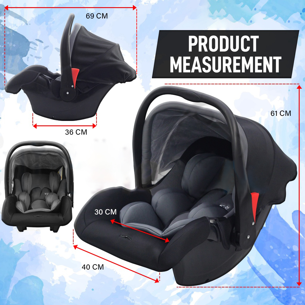 Ready stock✅Adora Baby Carseat Bayi Newborn/Kursi Mobil Bayi Portable/Kursi Mobil Baby/Infant Carrier Car Seat Preloved