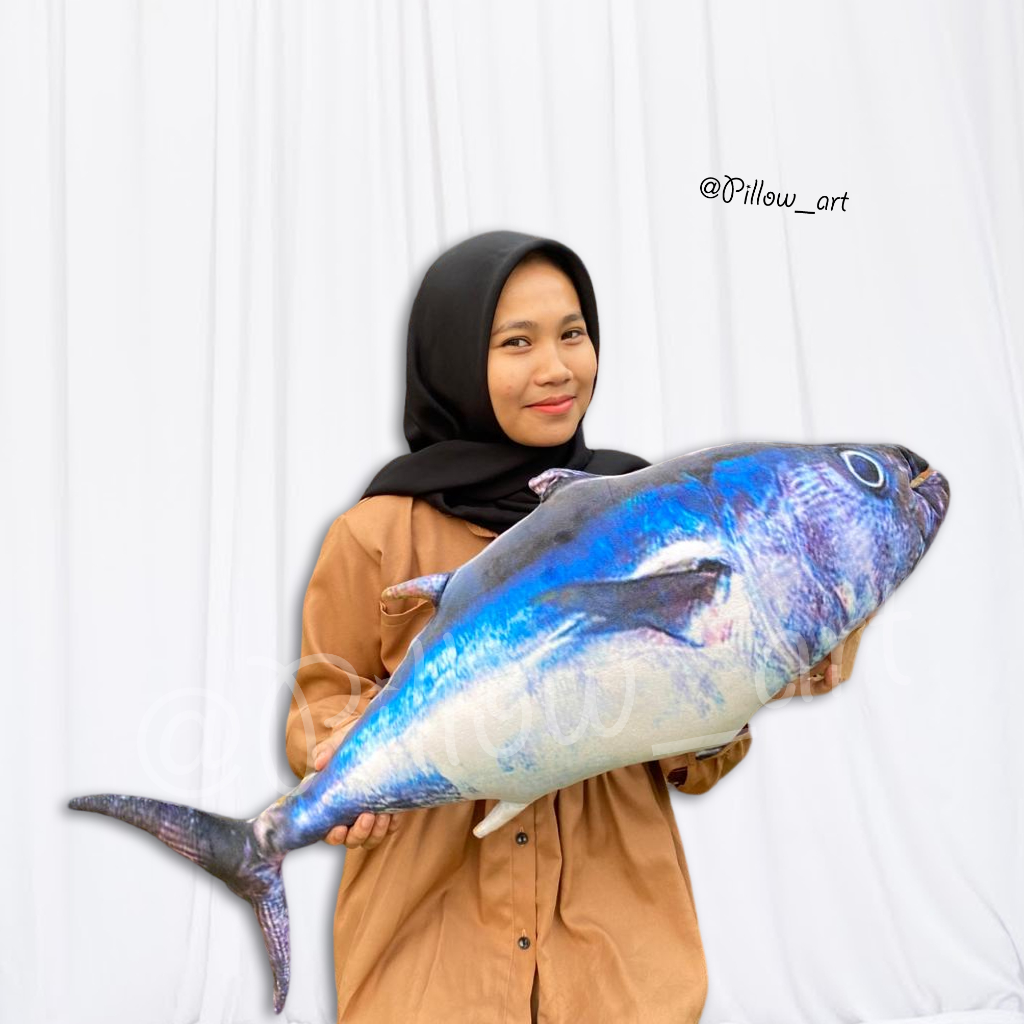 Pillowart - Bantal Boneka Ikan Tuna Size XL - ART056