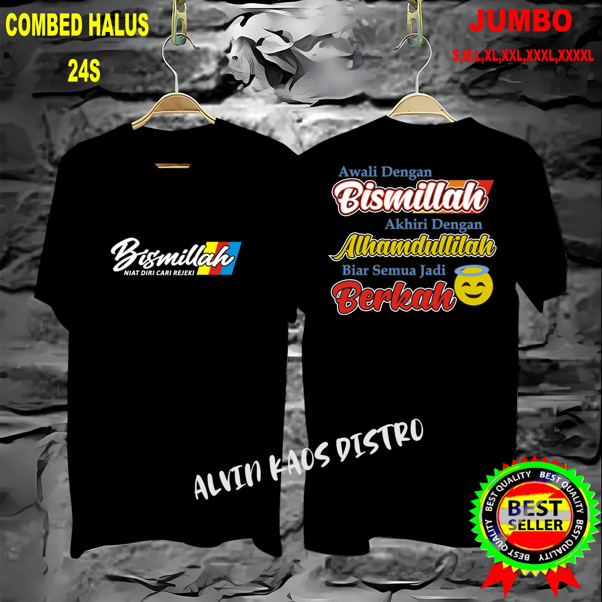 Terviral Kaos dtf DB bismillah alhamdulillah berkah KAOS MURAH  Kaos Putih Hitam Kaos Terlaris No 1 Promo Diskon