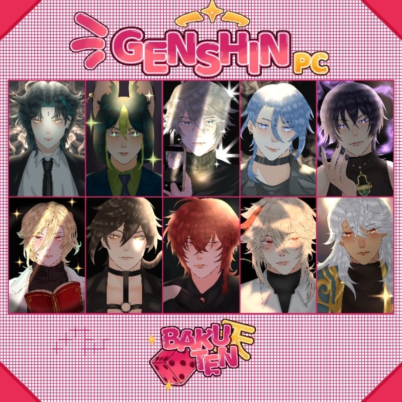 GENSHIN IMPACT PHOTOCARD by Baku_Ten