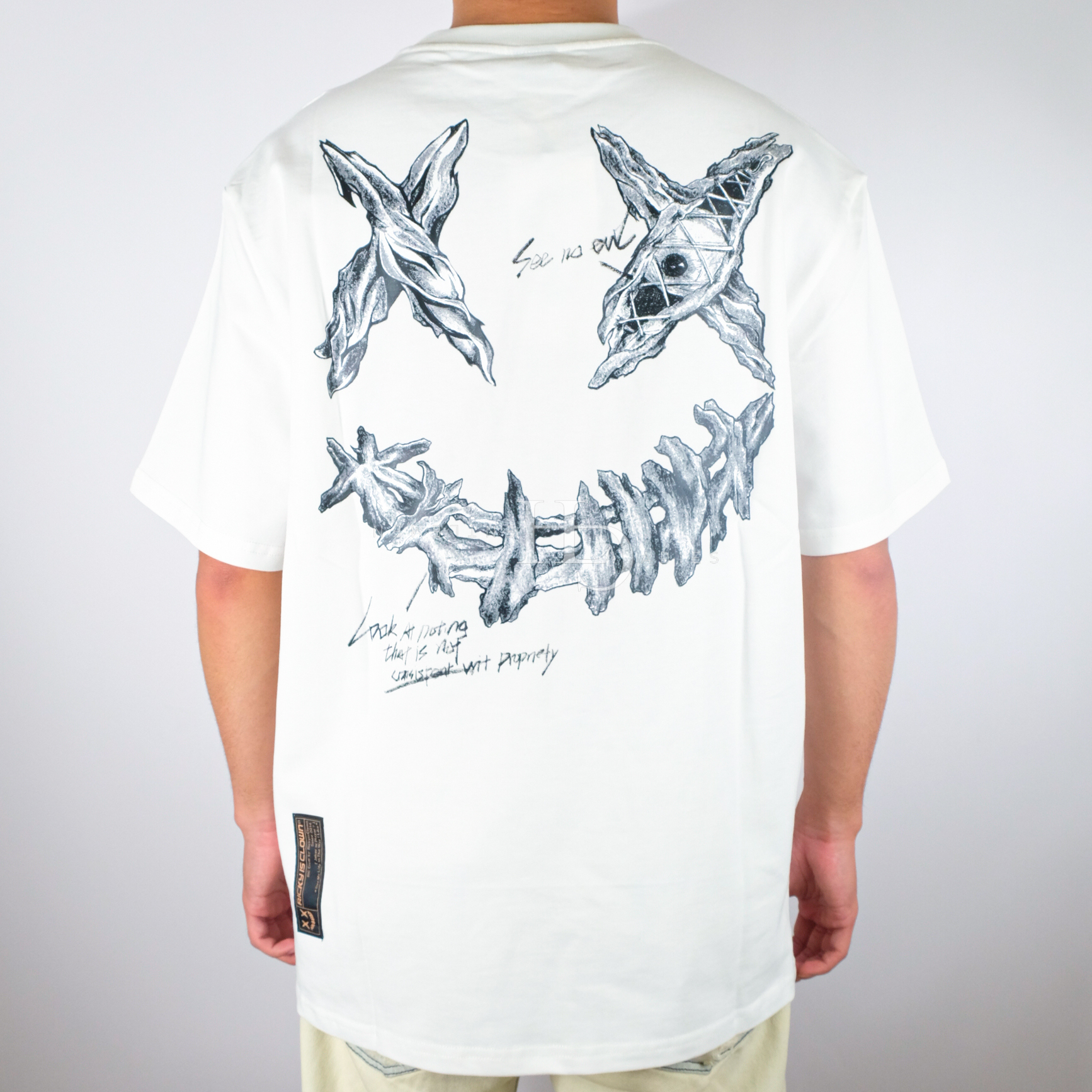 RIC Eye of the Storm Tearing Face Tee White