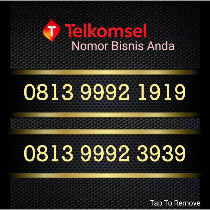 Nomor cantik Telkomsel SimPATI PANCA SEMBILAN  99999