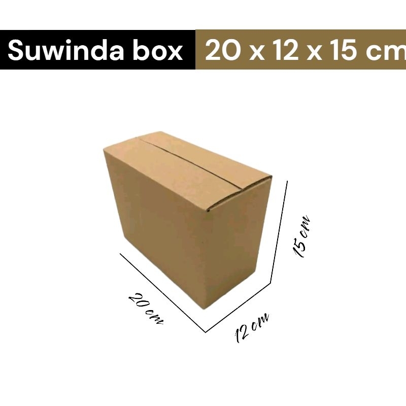 

kardus/karton uk 20x12x15 cm box packing dll ST