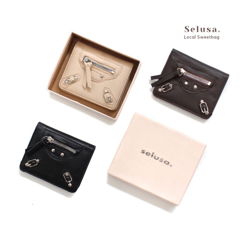 SELUSA LENKA WALLET (Free Hardbox Exclusive) | Dompet Lipat Wanita Terbaru