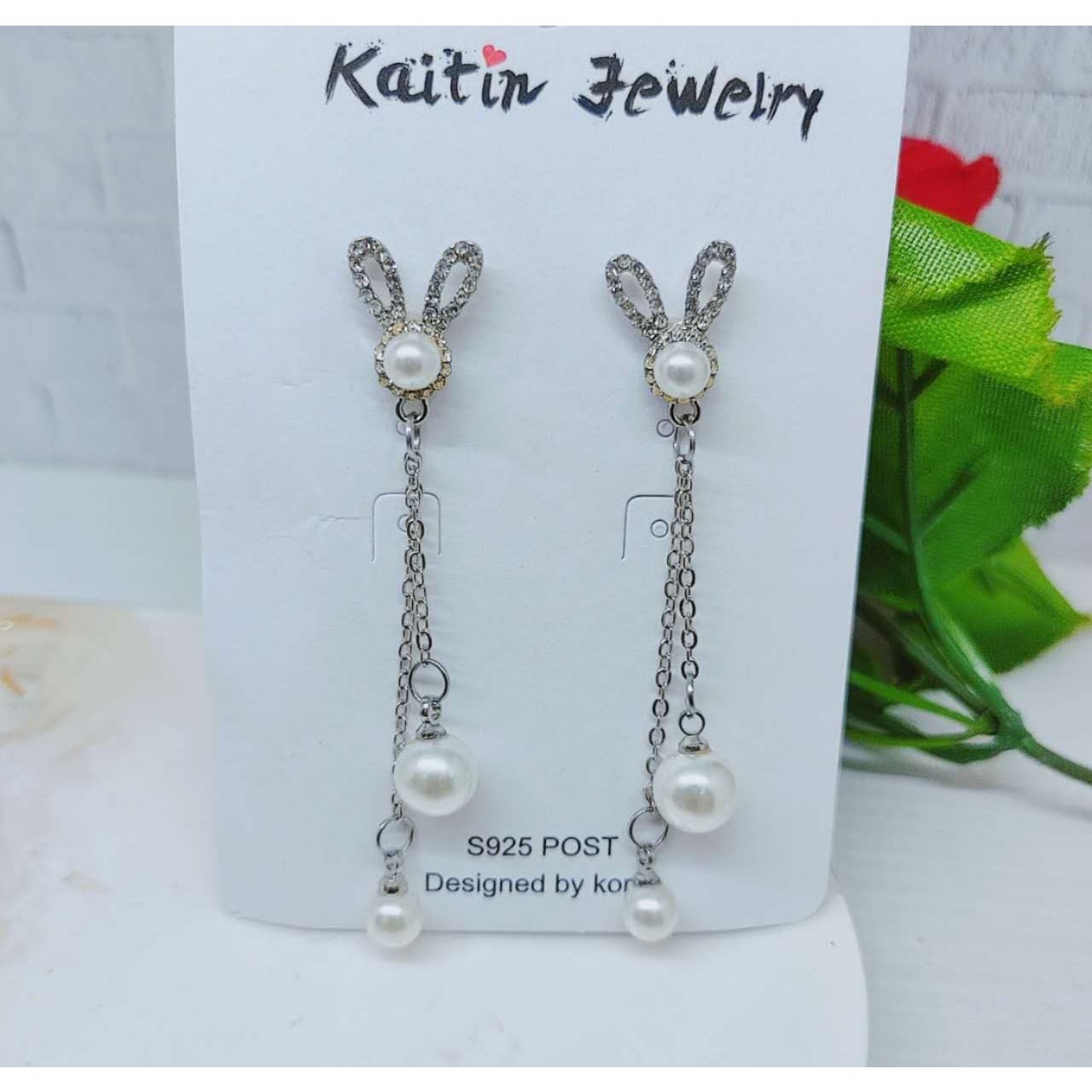 Anting Mutiara Perhiasan Wanita Y036/037