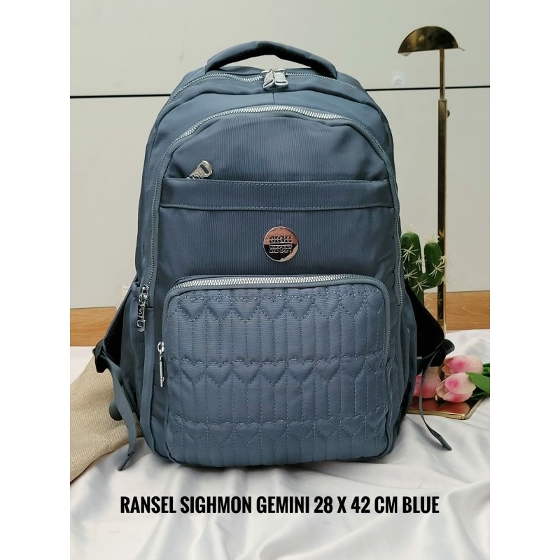 Slimetas Ransel Sighmon Gemini Tas Ransel Wanita Besar Anti Air Banyak Ruang