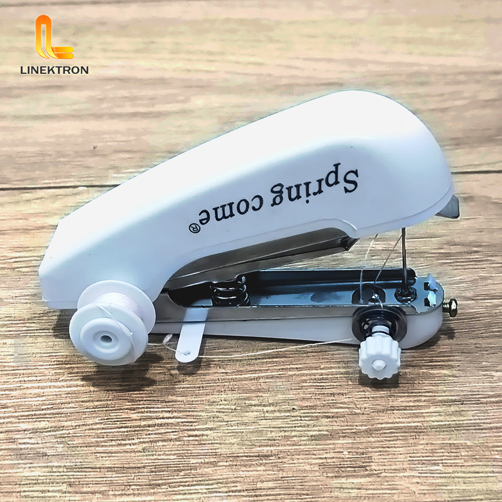 MESIN JAHIT MINI PORTABLE / MESIN JAHIT TANGAN MANUAL / STEPLES MESIN JAHIT TANGAN