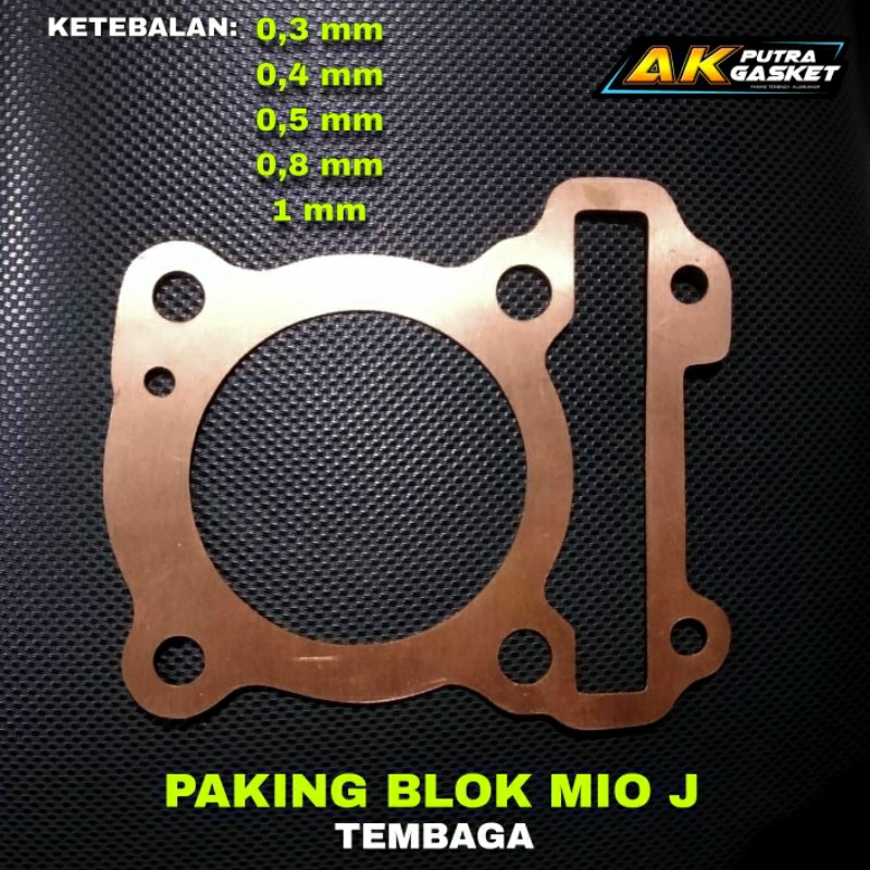 Paking Blok Mio J Tembaga / Packing Gasket Perpak Yamaha Mio J