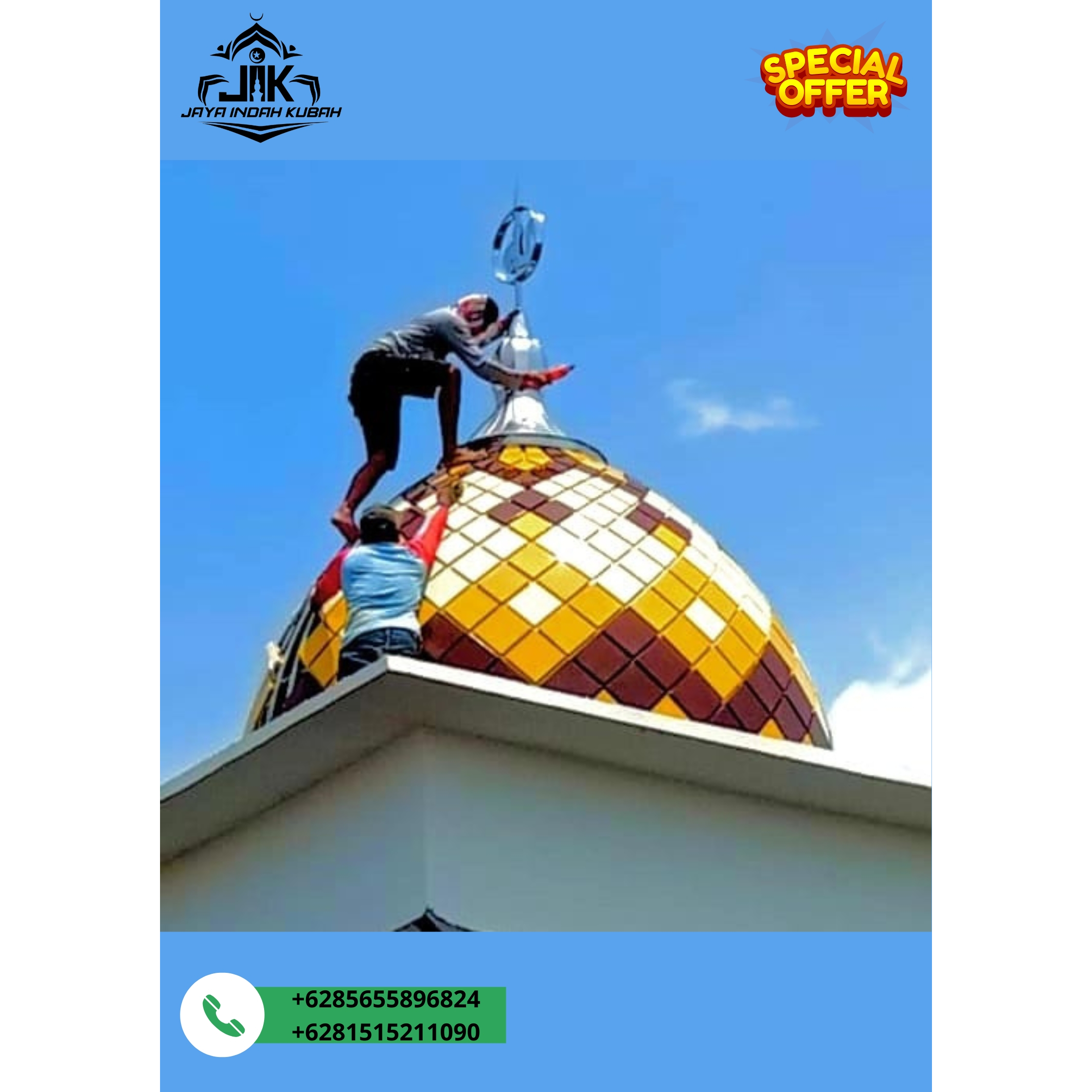 Jual Kubah Masjid Stainless Sulawesi Tenggara