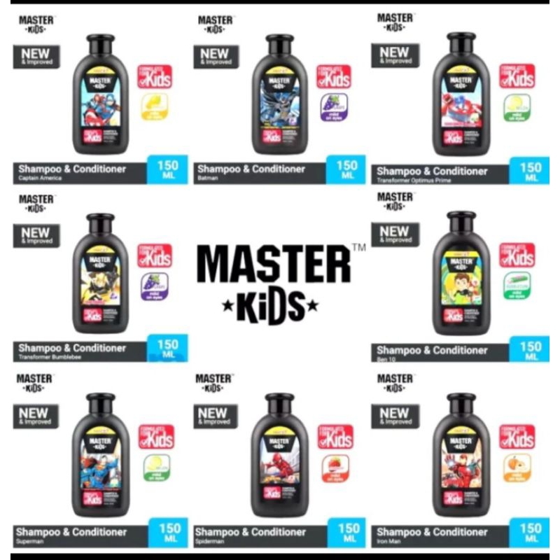 Master Kids shampo &amp; kondisioner 150ml