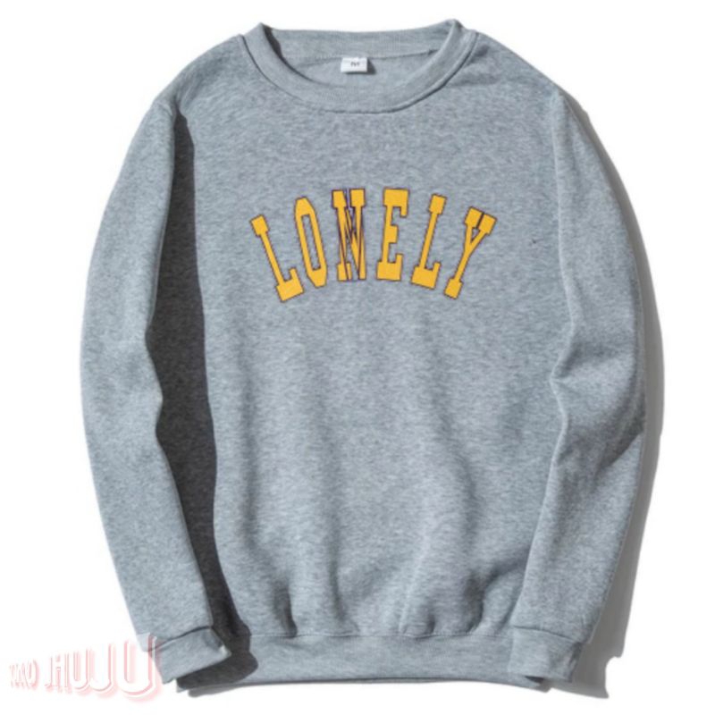 Sweater TXT Hueningkai Lovely x Lonely Kuning