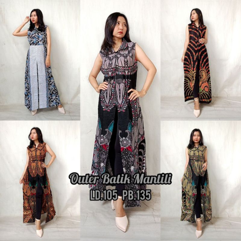 OUTER BATIK MANTILI - LONG CARDIGAN YUKENSI KATUN