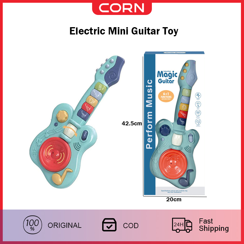 6+1 Functions Educational Toys Electronic Music Instruments Guitar Toys for Kids Baby