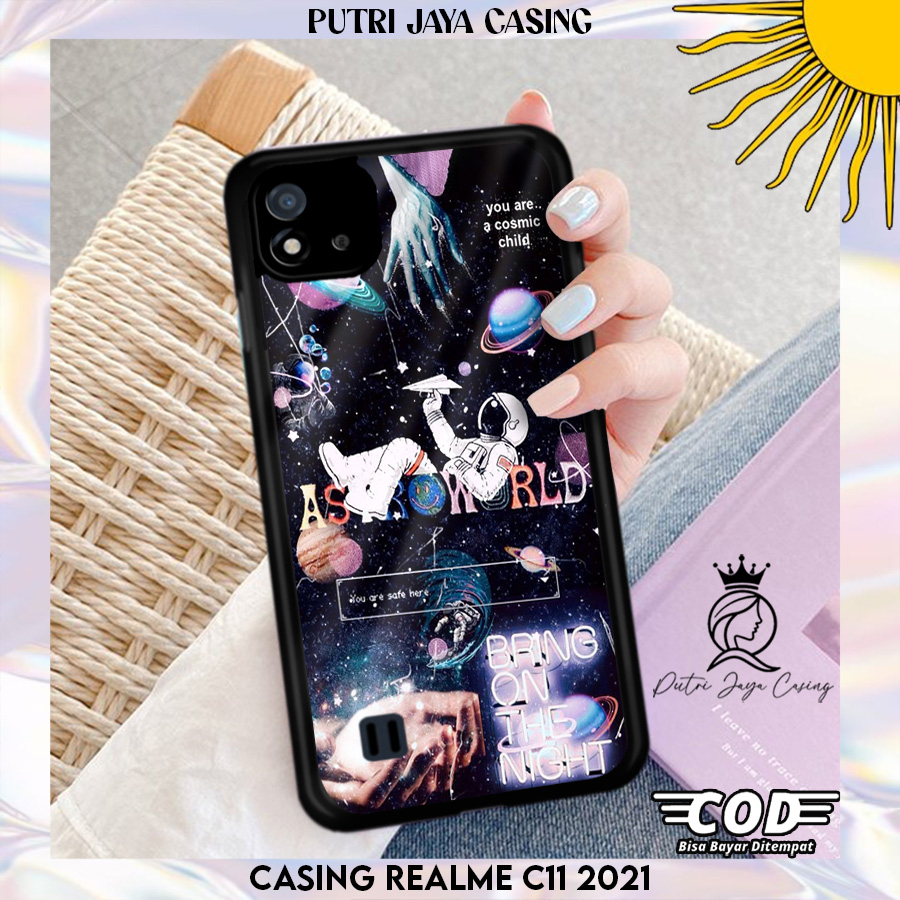 Case Hp Realme C11 2021 casing Realme C11 2021 Motif [ NASA02 ] Casing Terbaru Case Karakter Lucu Ca