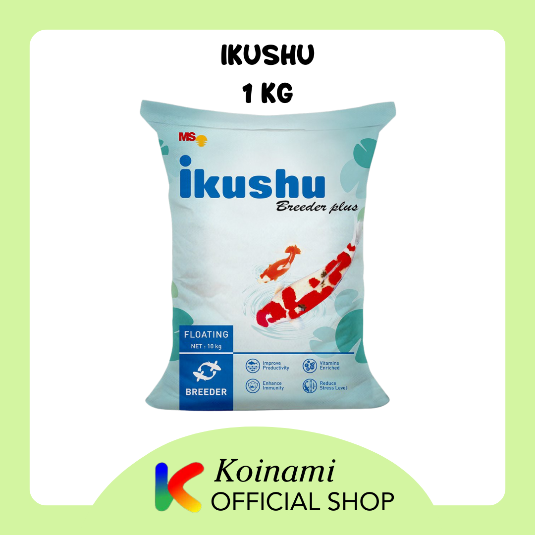 Ikushu 1 kg / Pakan Koi / Makanan Ikan / MS