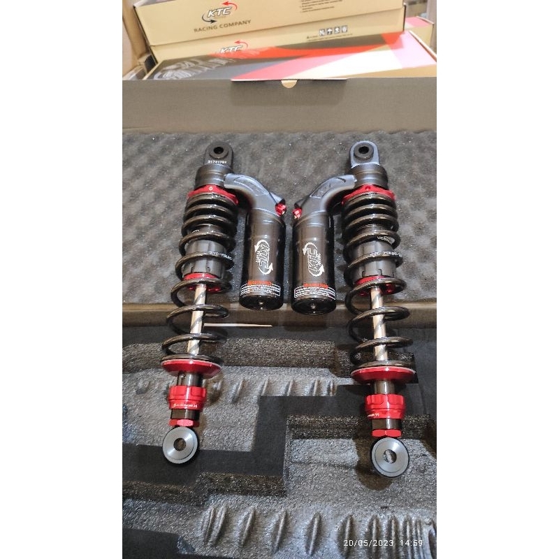 Shock Shockbreaker KTC EVO 280 320 340 Jupiter RXKING RX King CB Tiger hitam merah