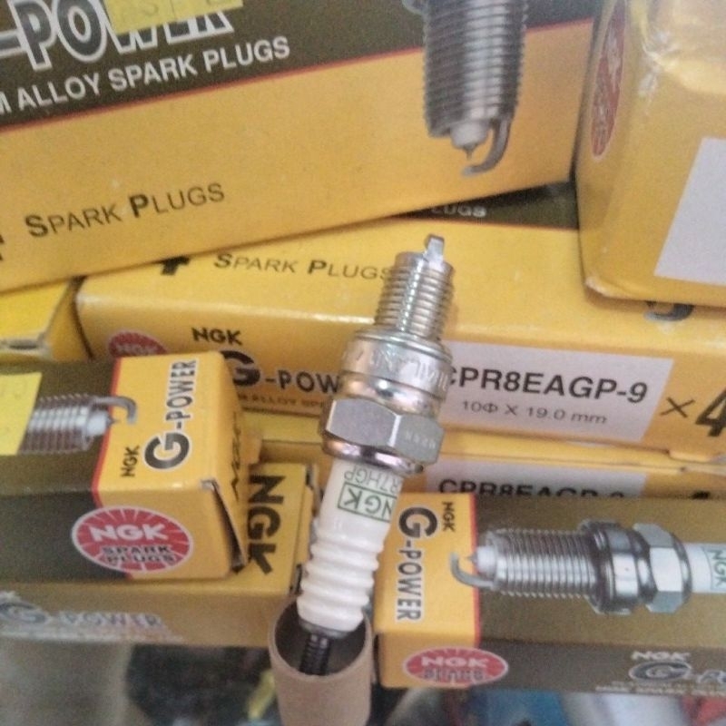 BUSI RACING NGK G-POWER SUPER IRIDIUM PLUS VIXION MX KING MIO SPORTY R15 JUPITER VEGA SUPRA KARISMA 