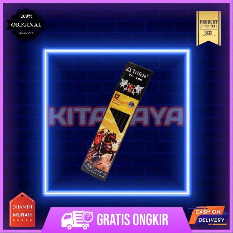 

pensil kayu 2b trifelo tf-168