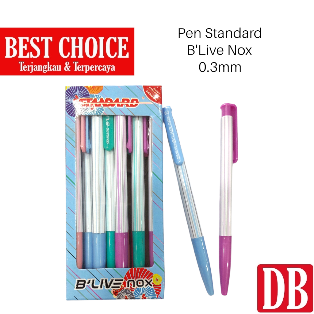 

Pen Standard Blive Nox 0.3 mm Hitam