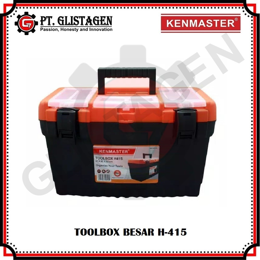 KENMASTER Tool Box H 415 Toolbox Besar Tool Kit Tempat Kunci Perkakas