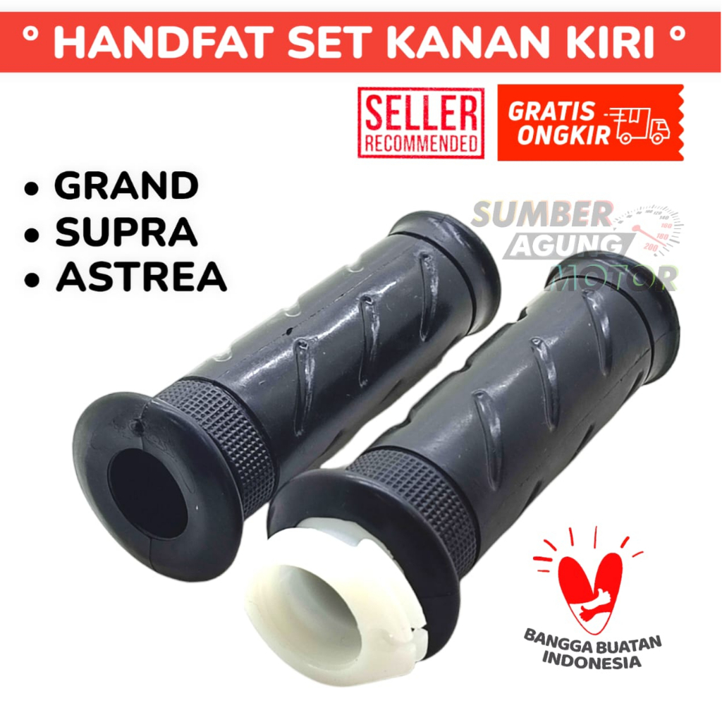 SELONGSONG GAS ASSY SET KARET HANDFAT HANDGRIP SET HONDA ASTREA SUPRA X DETAIL ORI
