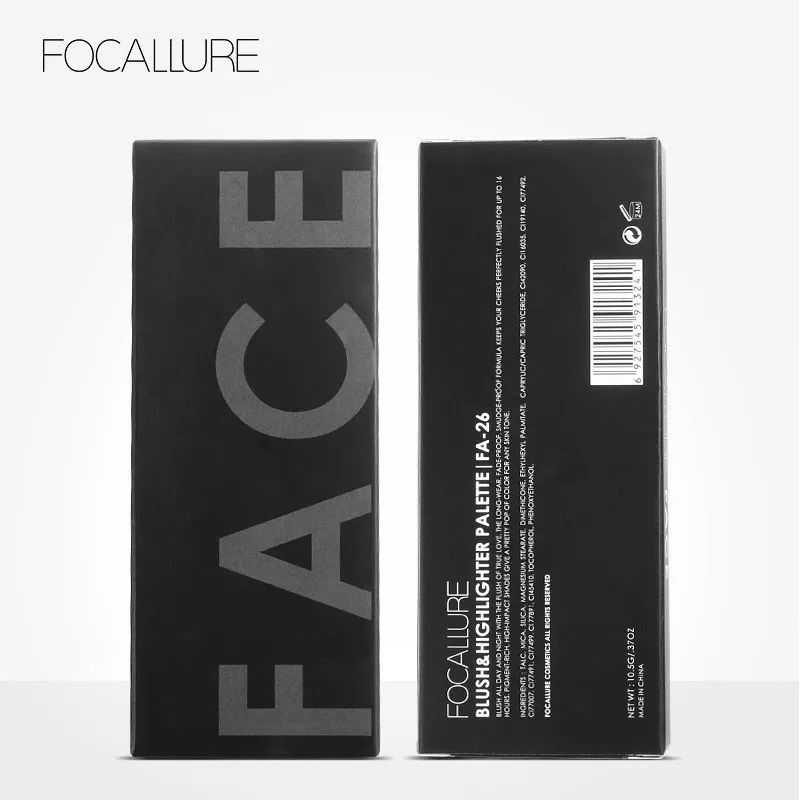 FOCALLURE Eyeshadow 3in1 Blush On Highlighter Palette