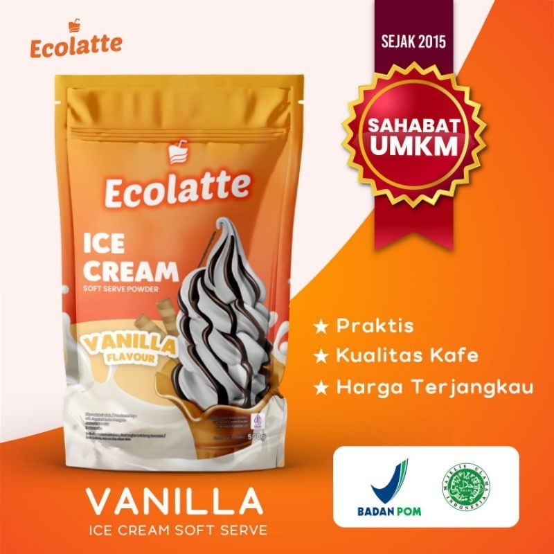 

Ice cream powder bubuk es krim ECOLATTE