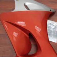 Fairing Samping Bawah Ninja RR Old Orange - Silver