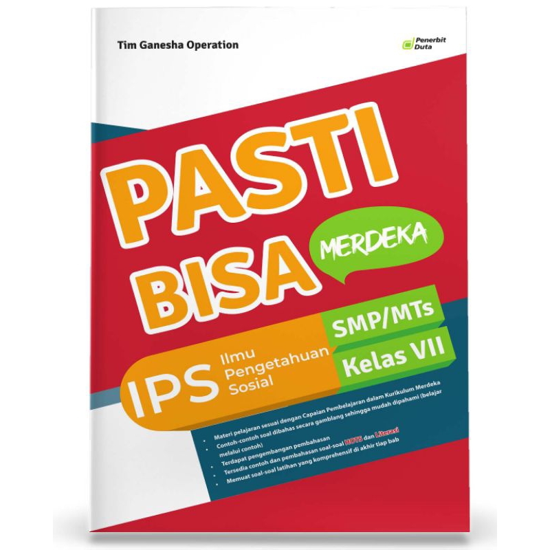 

PASTI BISA MERDEKA Ilmu Pengetahuan Sosial (IPS) untuk SMP/MTs Kelas VII