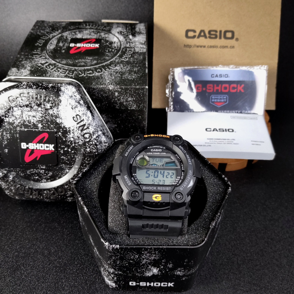 Jam Digital Casio G-Shock G-7900 NEW BLACK - Casual Outdoor Watch AutoLight Water Resistant