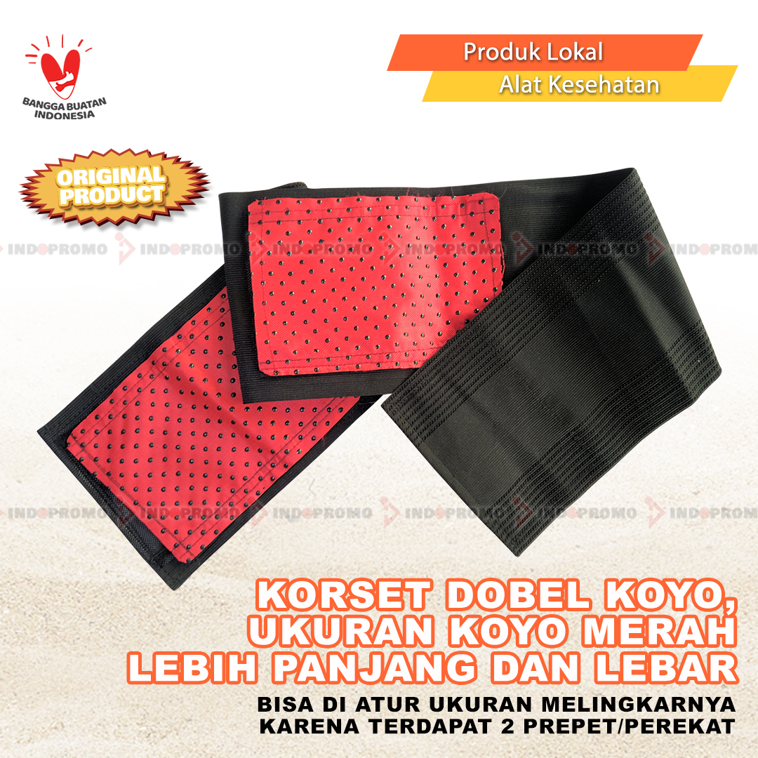 KORSET DOBEL KOYO/ GANG QI Korset Slimming Belt / KORSET PENGHANGAT /STAGEN KORSET TERAPI