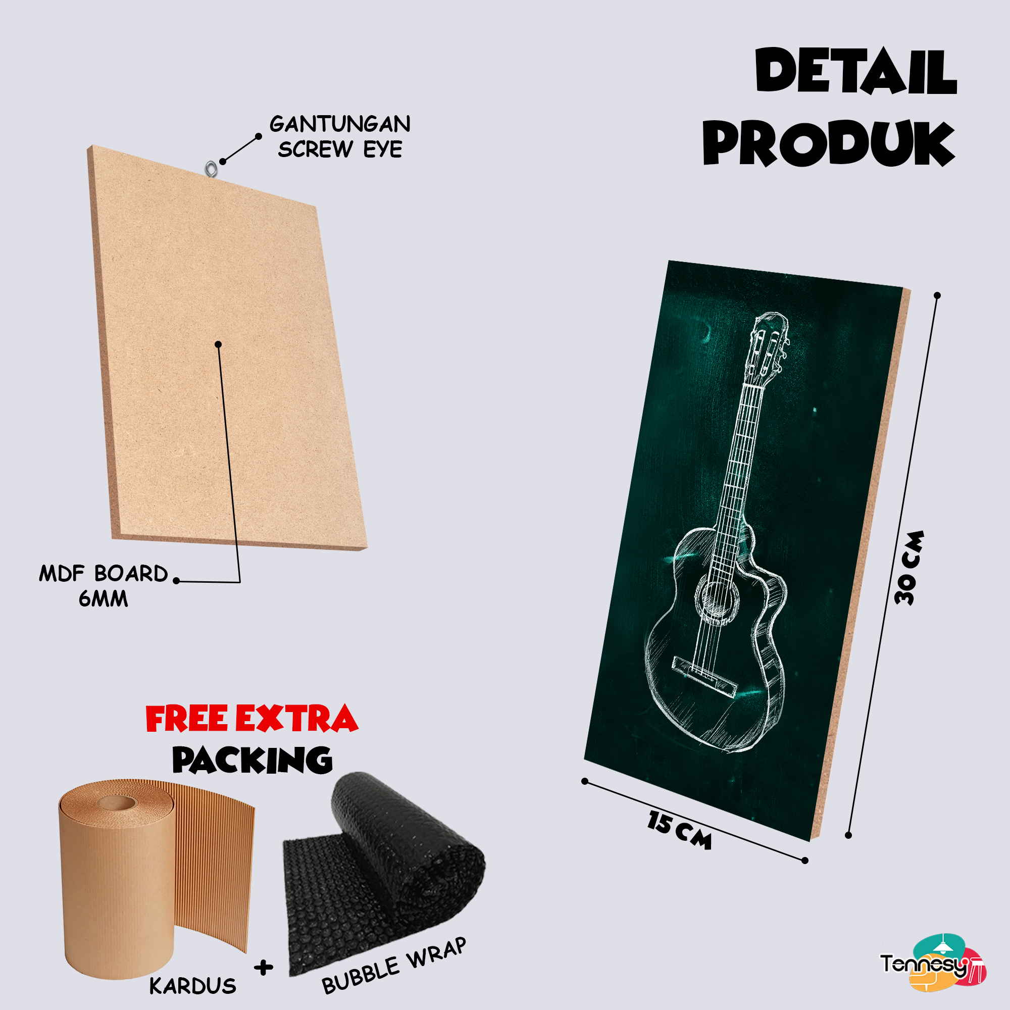 HIASAN DINDING ALAT MUSIK WALL DECOR PAJANGAN POSTER DEKORASI KAMAR RUMAH